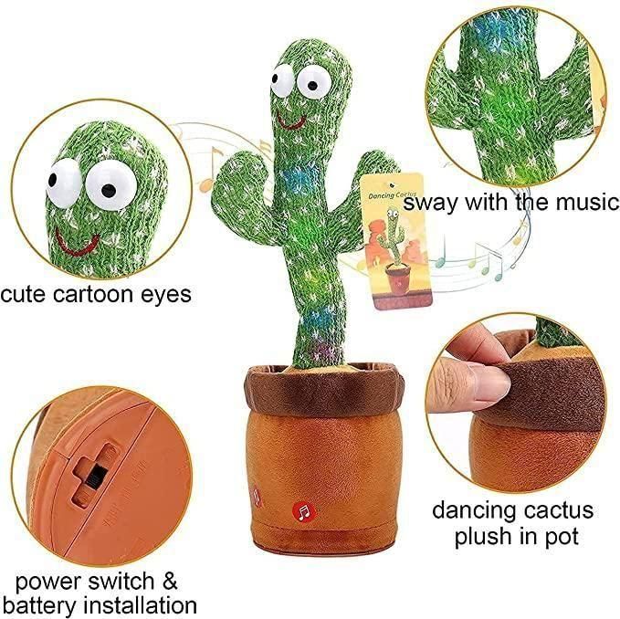 Musical Dancing & Mimicry Cactus Toy