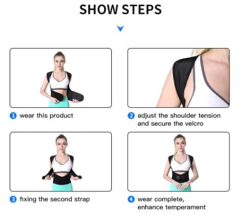 Adjustable Back Posture Corrector/ Men, Women