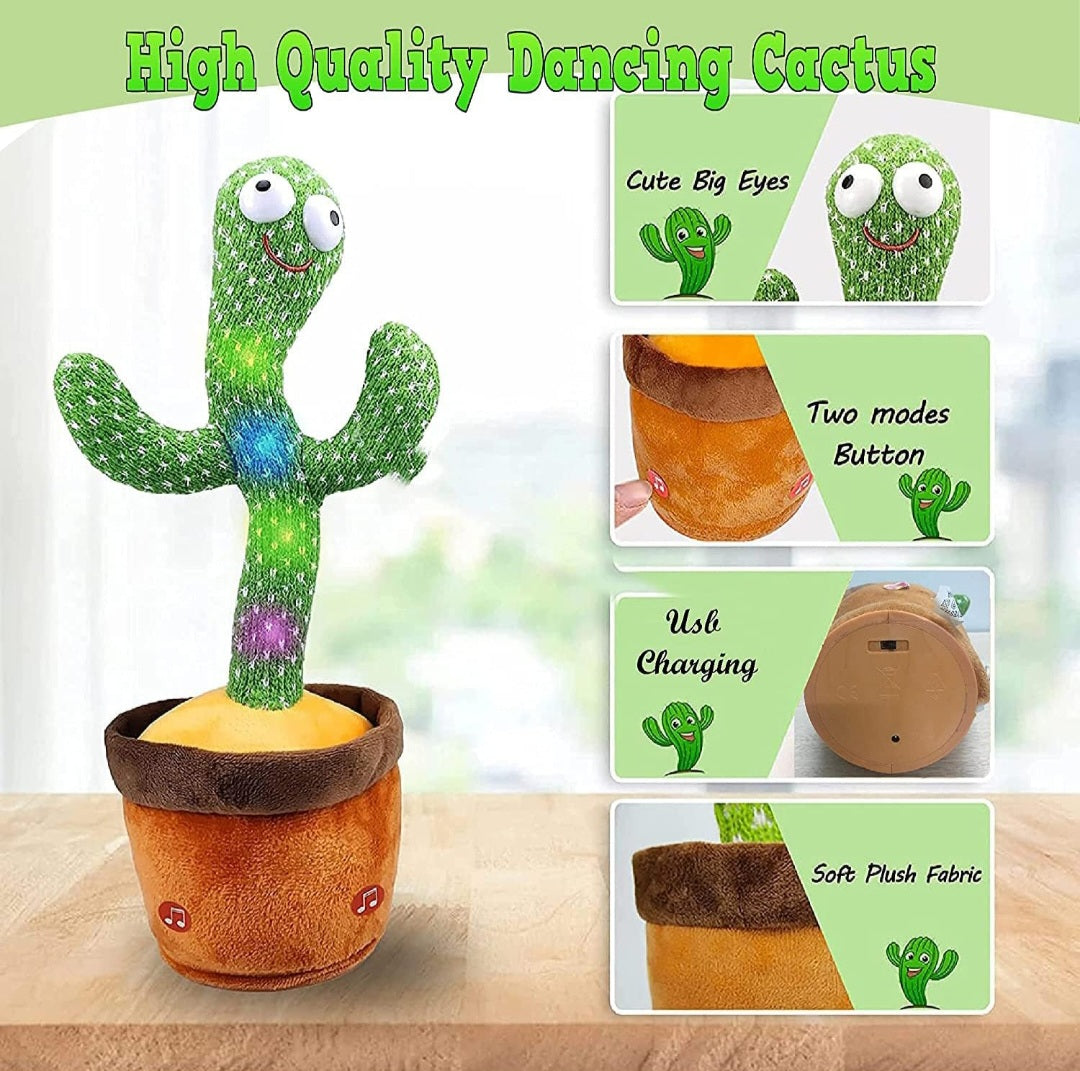 Musical Dancing & Mimicry Cactus Toy